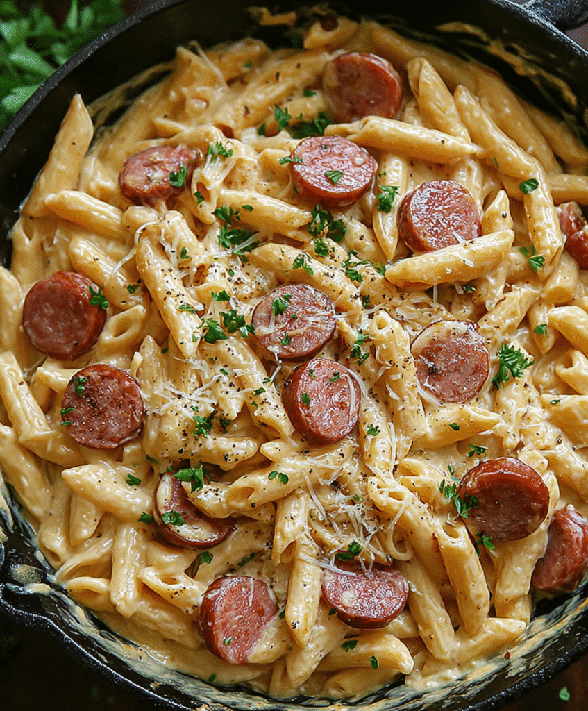One Pot Kielbasa Pasta