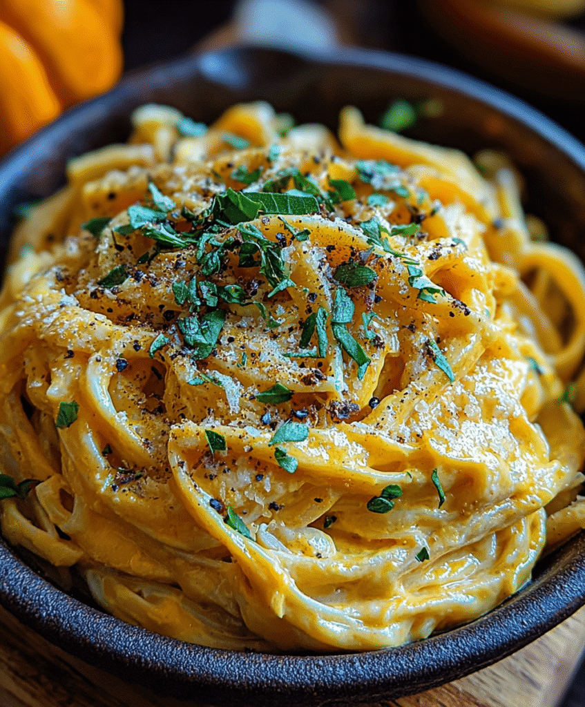 Cozy Up with Creamy Pumpkin Alfredo Pasta for Fall