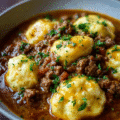 Ground Beef and Dumplings