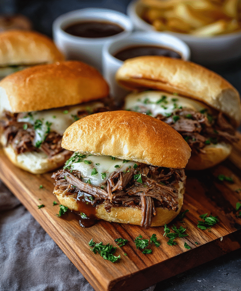 Crock Pot French Dip Sandwiches
