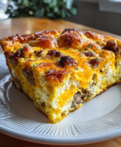 Easy Sausage and Egg Casserole: 6-Ingredient Breakfast Bliss