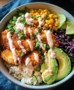 Crispy Fish Taco Bowls