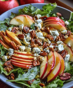 Autumn Harvest Honeycrisp Apple and Feta Salad