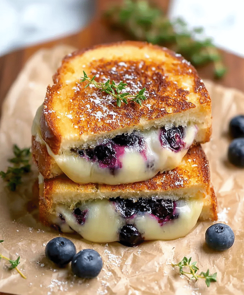 Blueberry White Cheddar Grilled Cheese