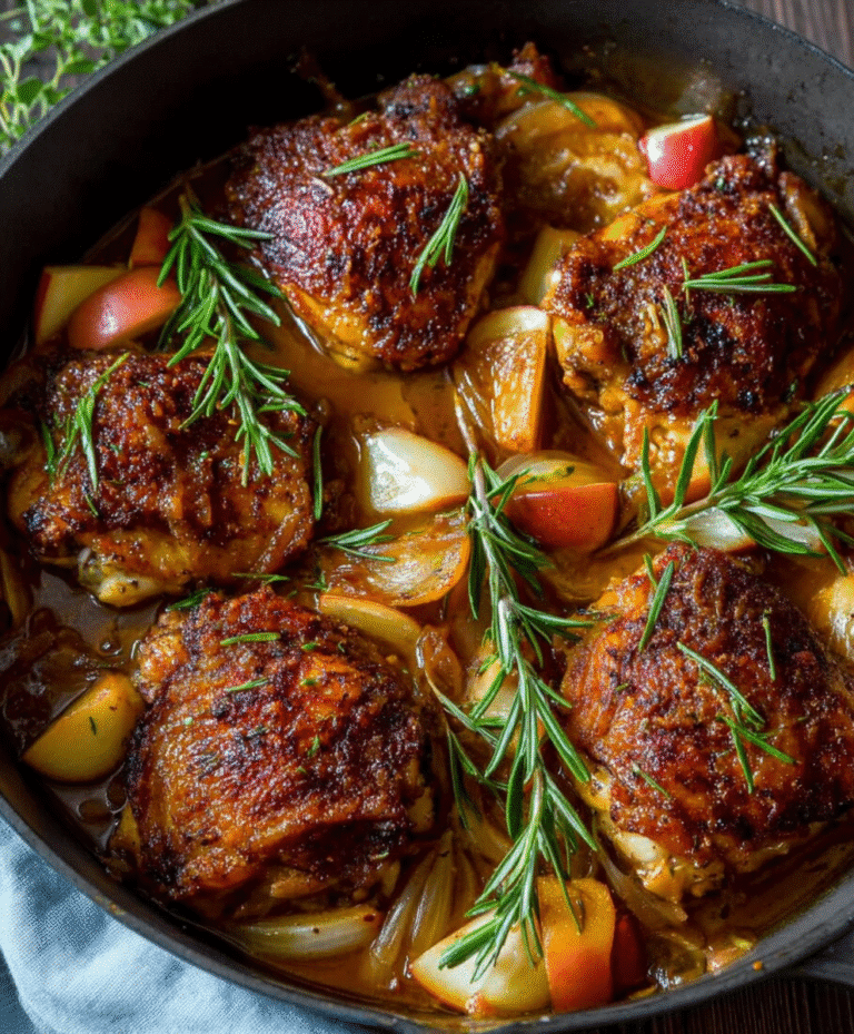 Rosemary Apple Cider Chicken Recipe