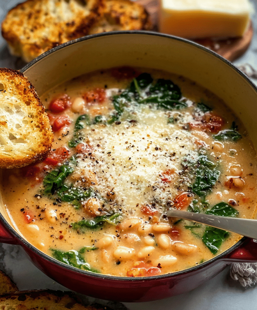 Creamy Parmesan Tuscano Soup