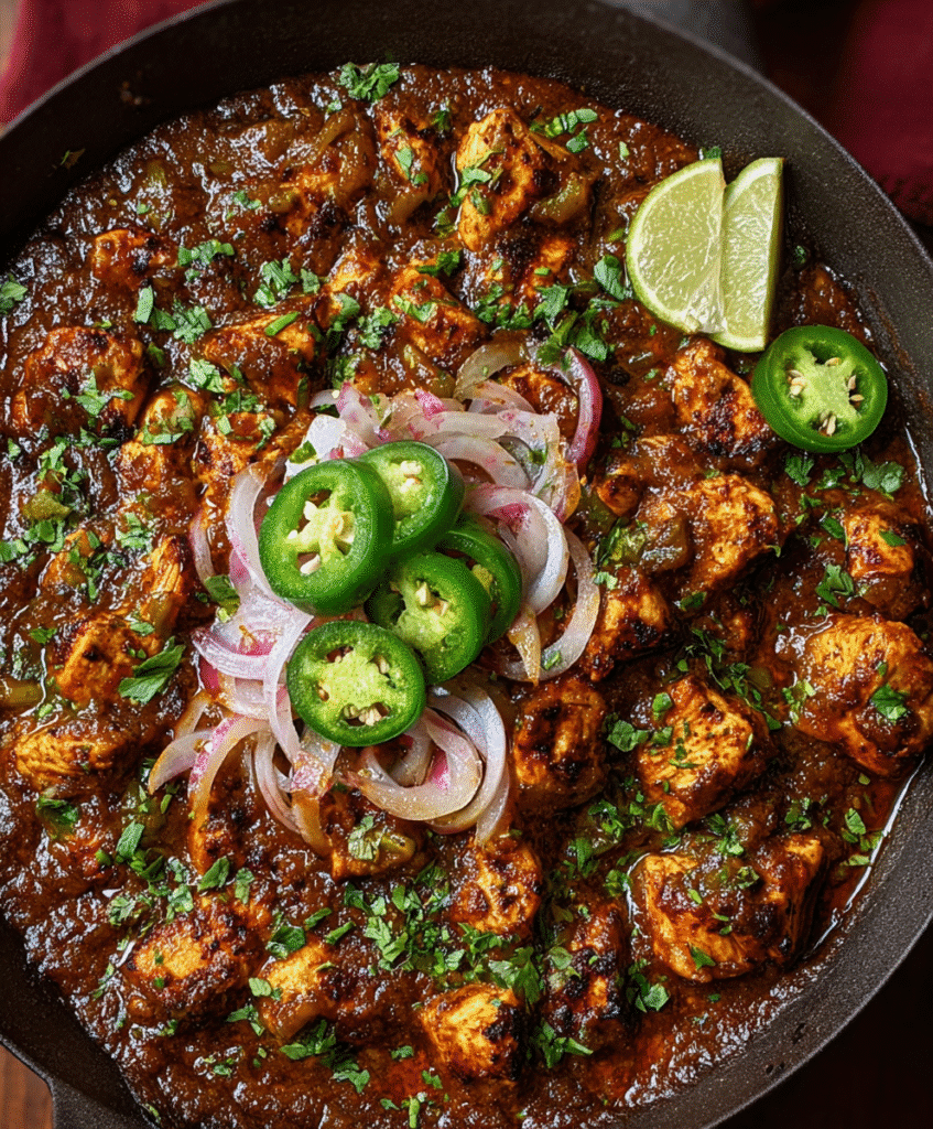Spiced Chicken Curry with Ginger, Garlic & Jalapeño