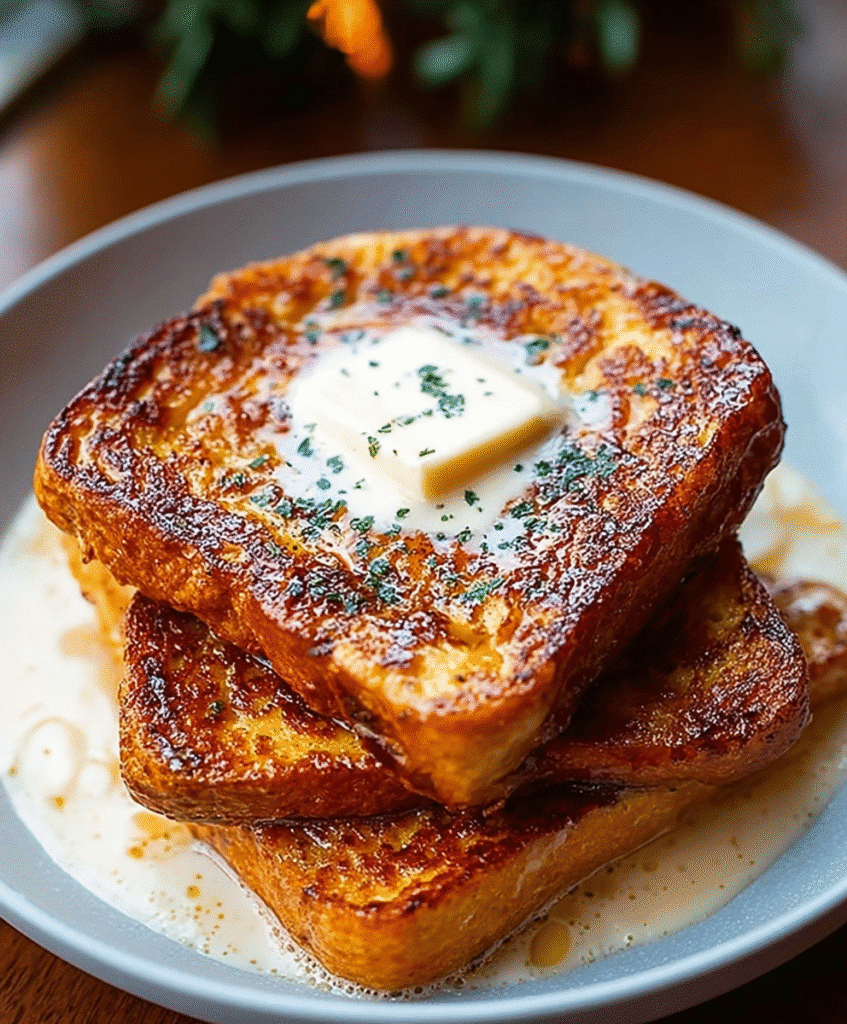 Pumpkin French Toast Breakfast