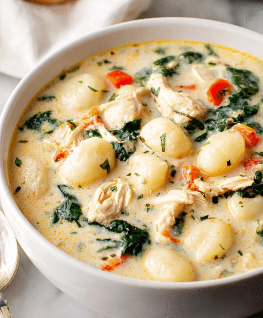Olive Garden Chicken Gnocchi Soup