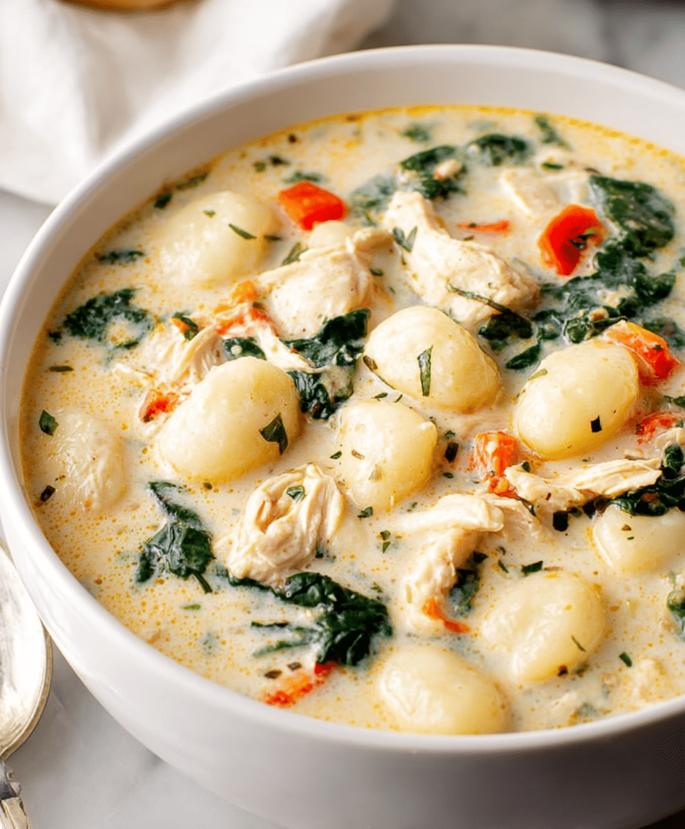 Olive Garden Chicken Gnocchi Soup