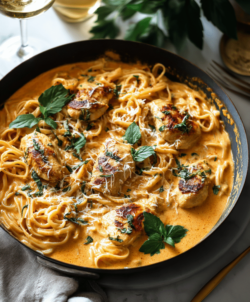 Marry Me Pumpkin Chicken Pasta