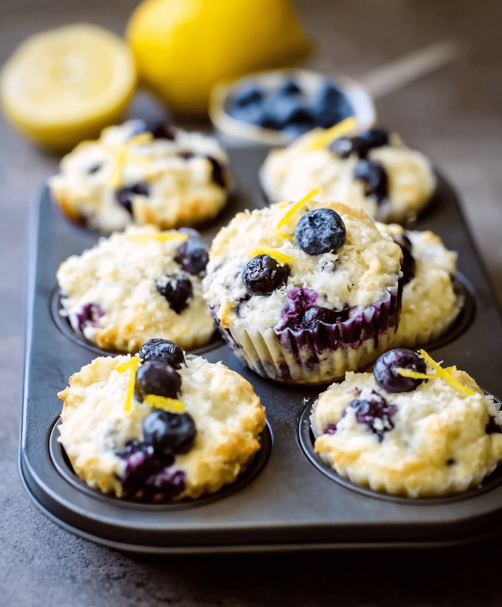 Blueberry and Lemon Zest Cottage Cheese Bites