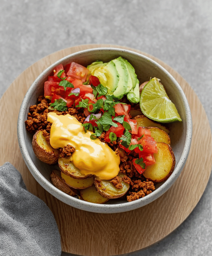 Loaded Fiesta Potato Bowls