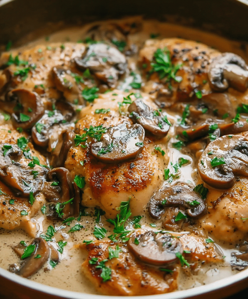 Slow Cooker Chicken Marsala