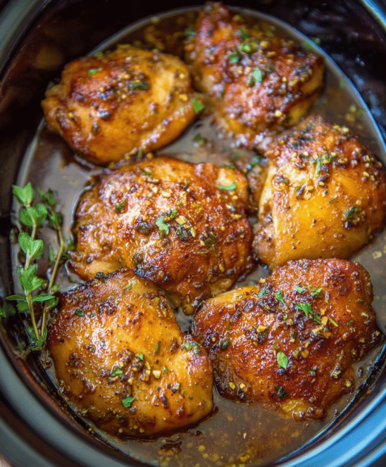 Slow Cooker Brown Sugar Garlic Chicken Recipe