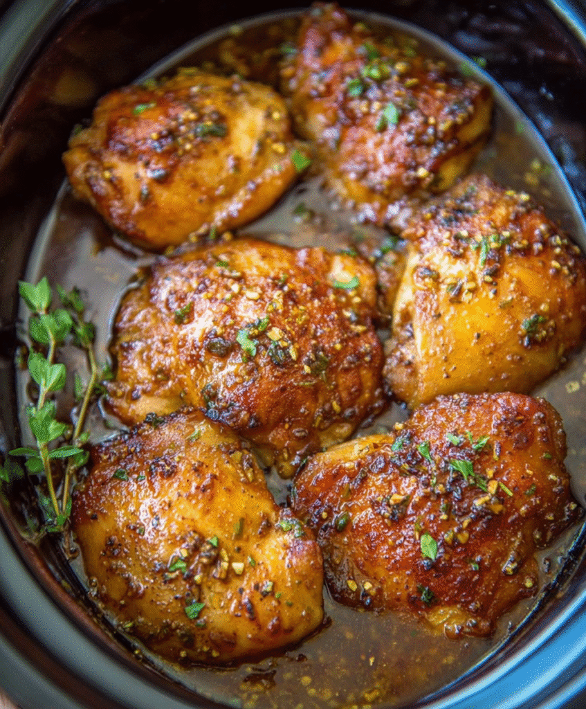 Slow Cooker Brown Sugar Garlic Chicken Recipe