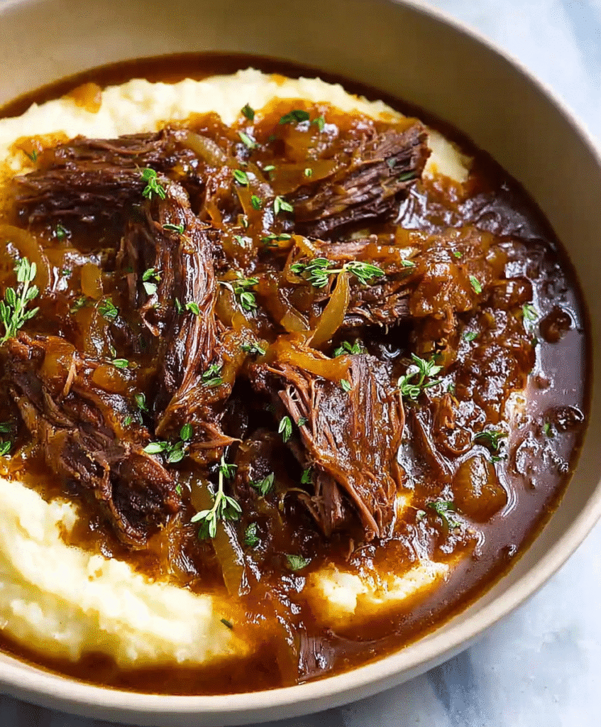 Juicy French Onion Pot Roast