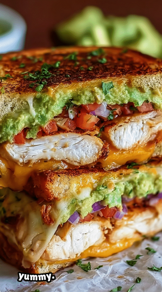 Chicken Avocado Melt Sandwich