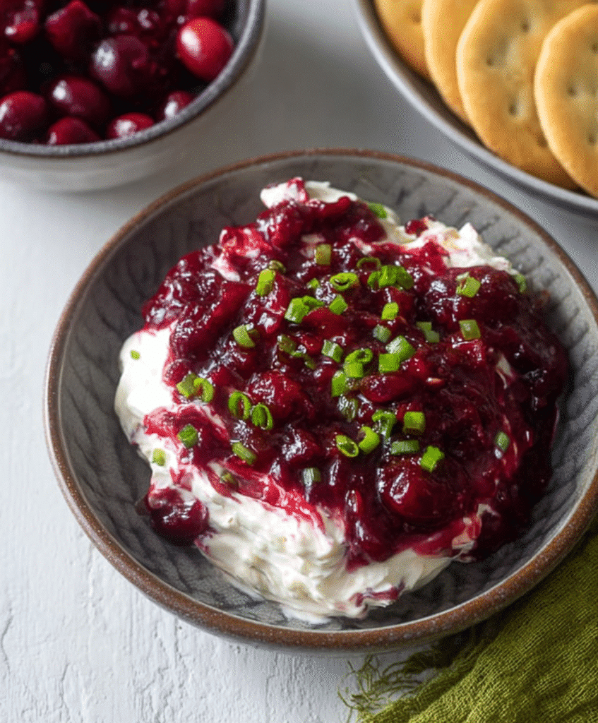 Cranberry Jalapeño Cream Cheese Dip Recipe