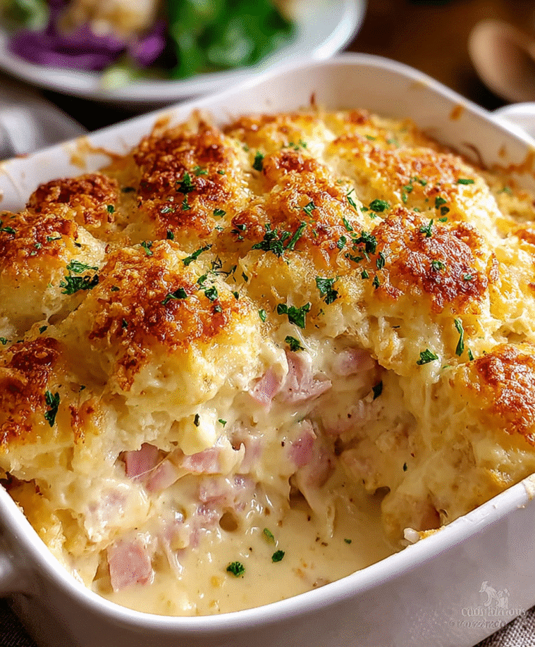 Best Chicken Cordon Bleu Casserole