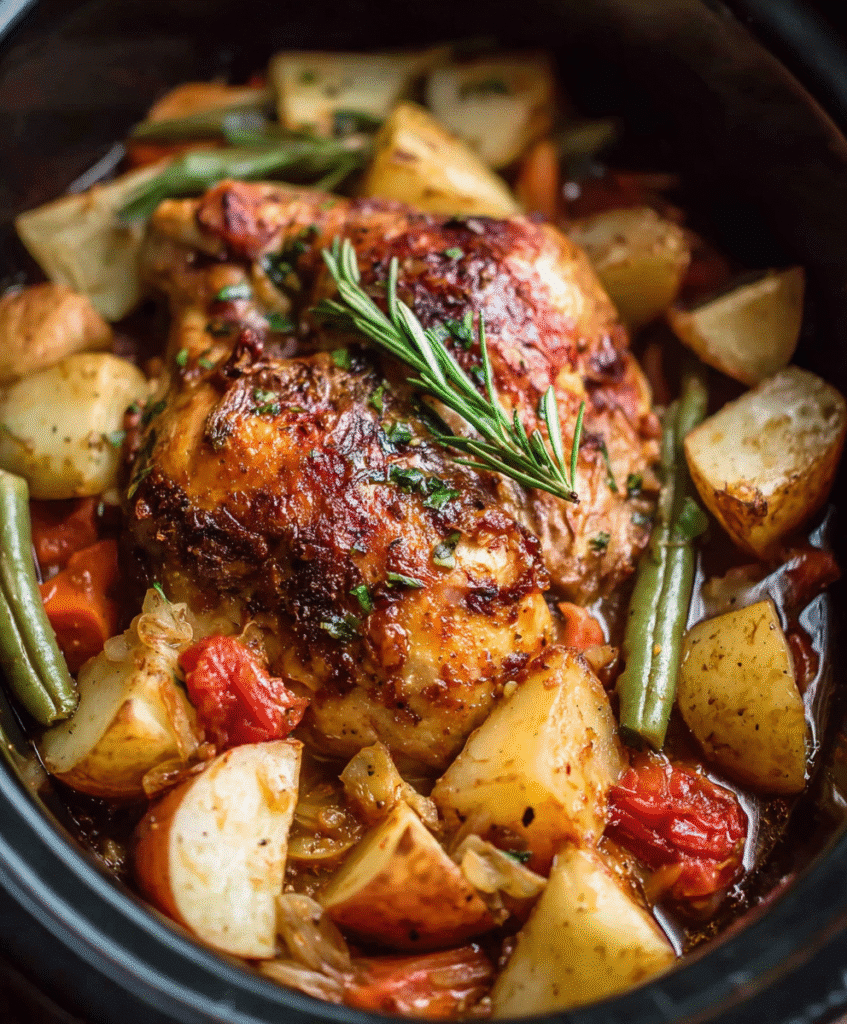 Slow Cooker Full Chicken Dinner