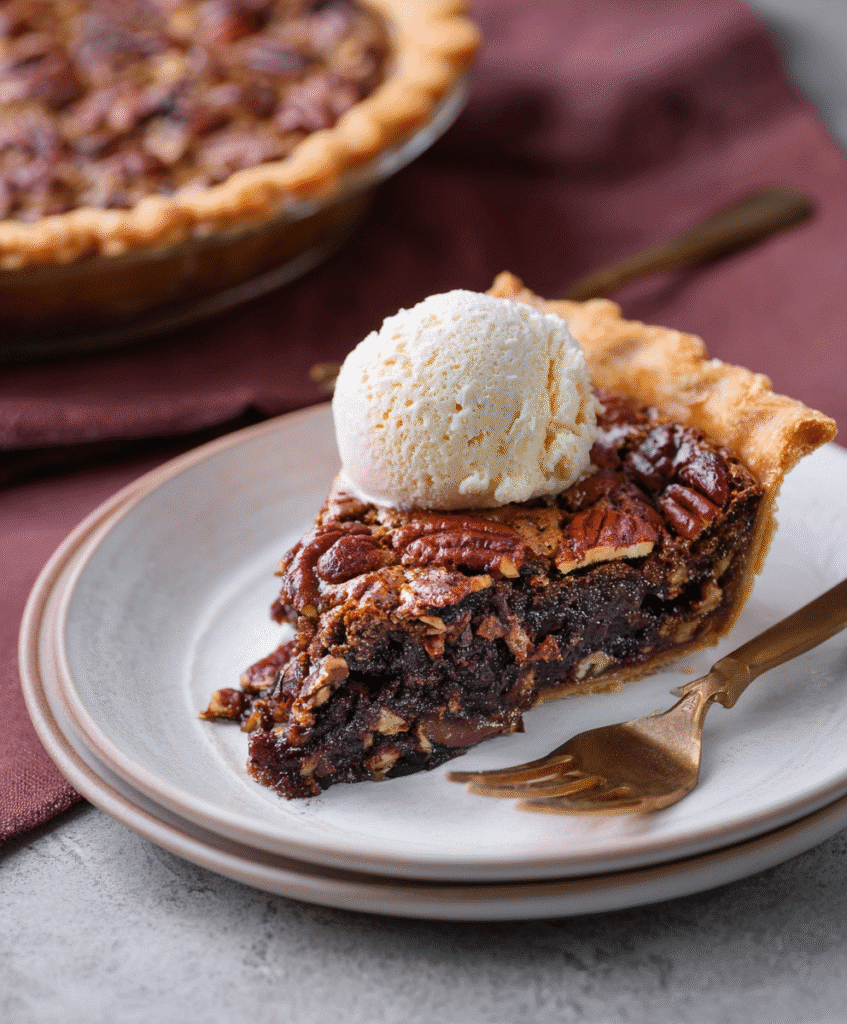 Brownie Pecan Pie
