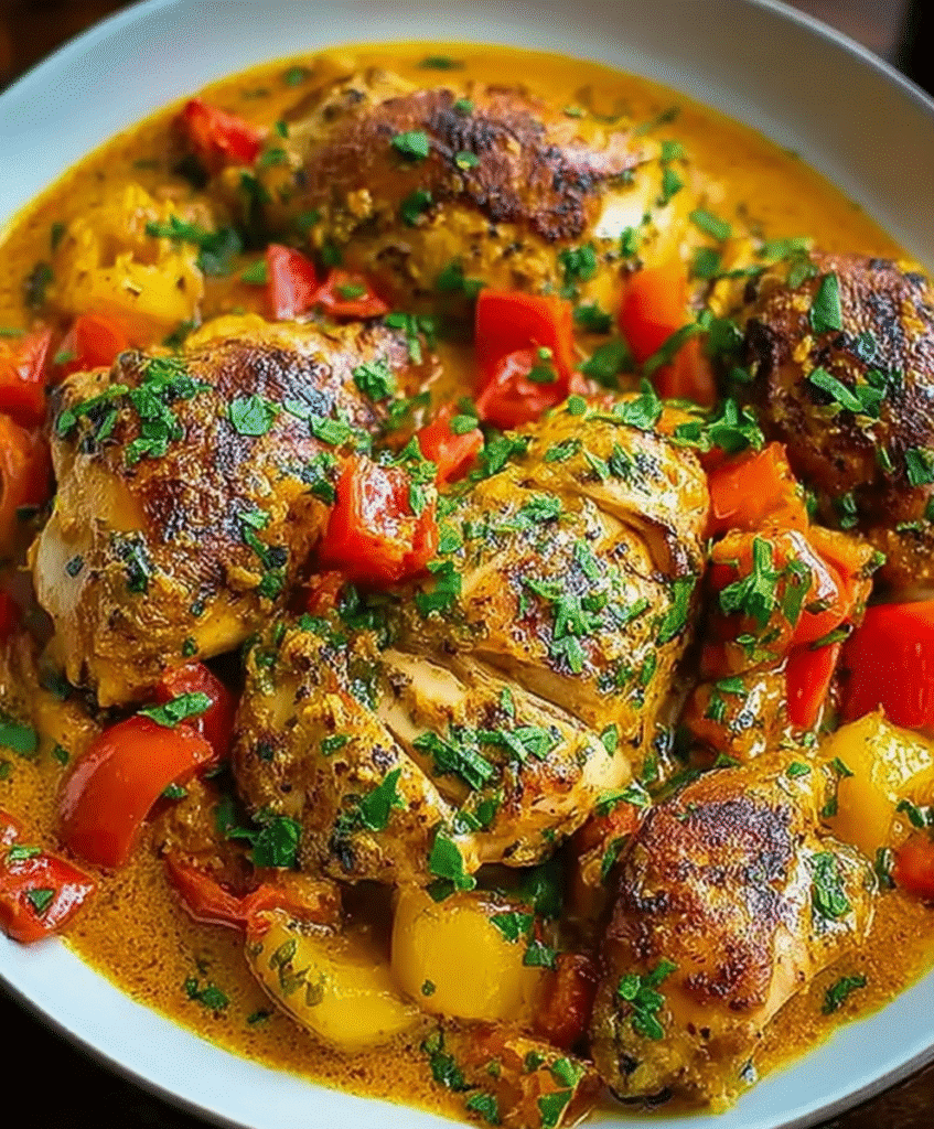 Spicy Brazilian Coconut Chicken (30-Minutes)