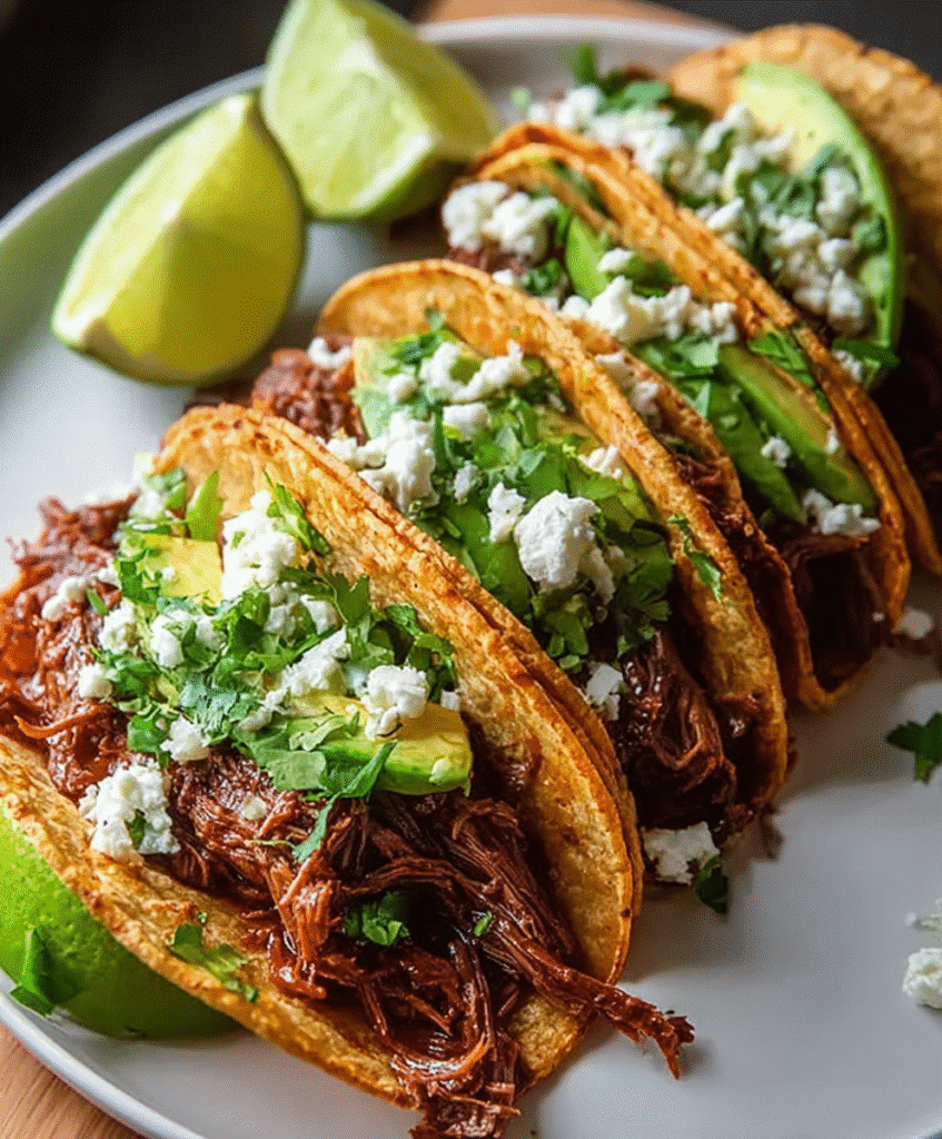 Crockpot Chipotle Pot Roast Tacos