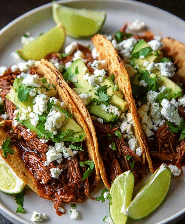 Crockpot Chipotle Pot Roast Tacos