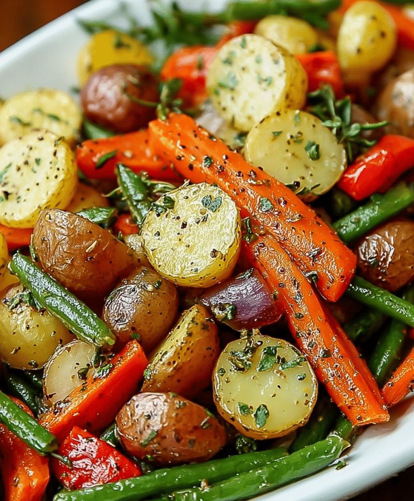 Garlic Herb Roasted Veggies