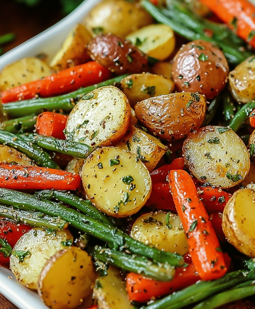 Garlic Herb Roasted Veggies