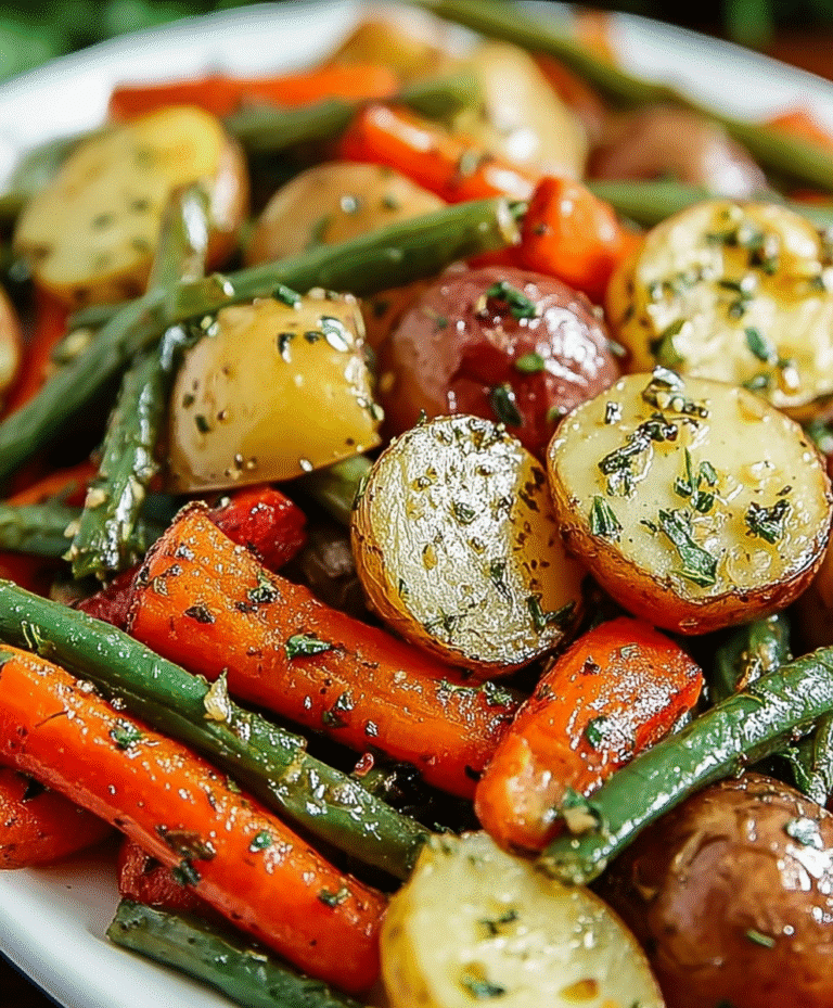 Garlic Herb Roasted Veggies