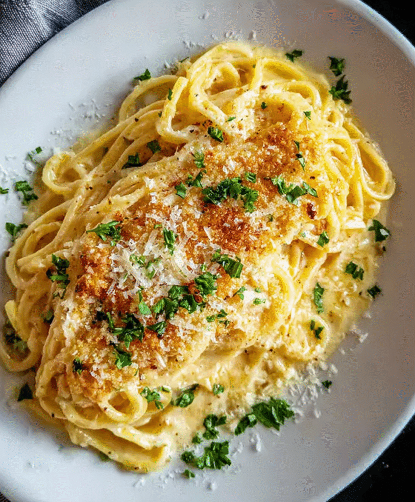 Buttery Garlic Noodles with Parmesan