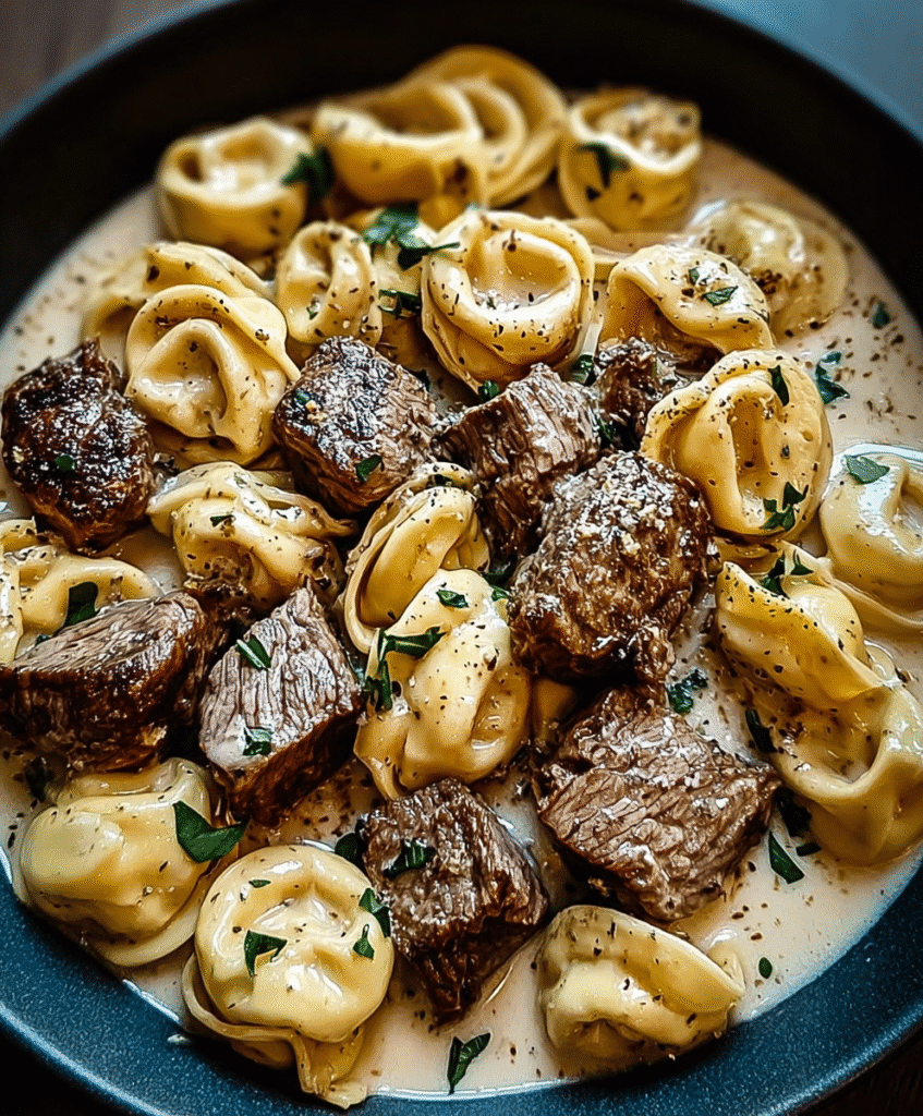 Garlic Steak Tortellini