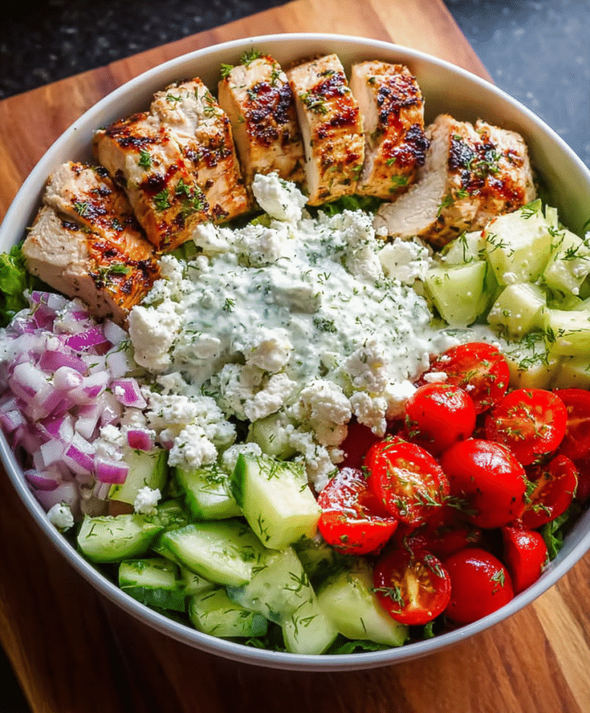 Greek Chicken Bowls