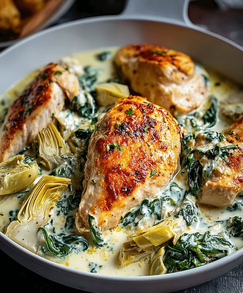 Spinach Artichoke Chicken