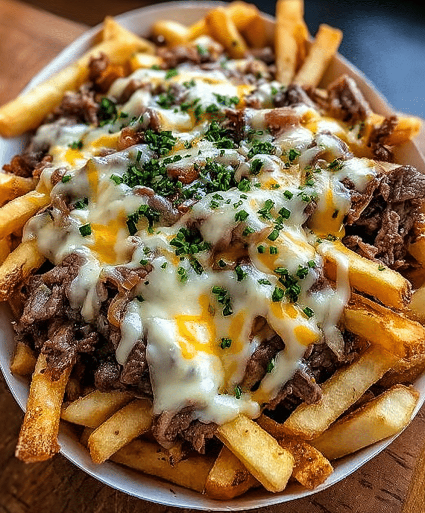 Philly Steak Cheese Fries