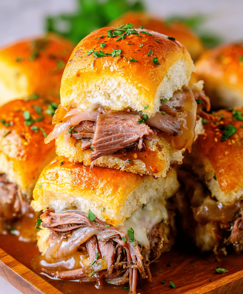 Easy French Dip Sliders Recipe