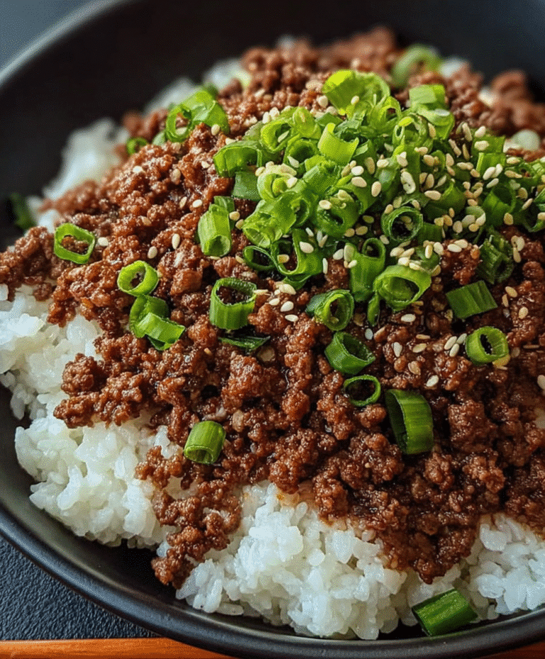 Korean Ground Beef Bowl (25-Minutes)